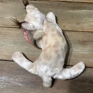 Ty Beanie Babies Baby Tracks the Lynx Wild Cat Rare Vintage Collectible  Plush